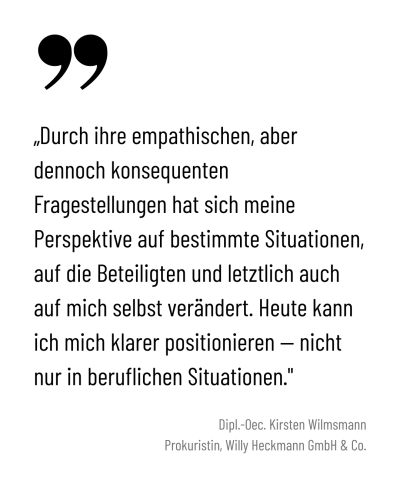 Testimonial Kirsten Wilmsmann
